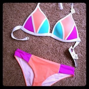 Bikini. Top size medium, bottom size small.